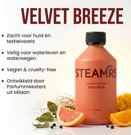 STEAMRS - Luxe Wasparfum - Velvet Breeze - 300 ml Designer parfum voor je kleding - 30-40 wasbeurten - Verzorgend voor textiel — thumbnail 2