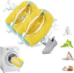 Famanu – Set van 2 herbruikbare waszakken - geschikt voor wasmachine - duurzaam materiaal - beschermt schoenen en delicate kleding - lichtgewicht - eenvoudig te gebruiken en schoon te maken — thumbnail 1