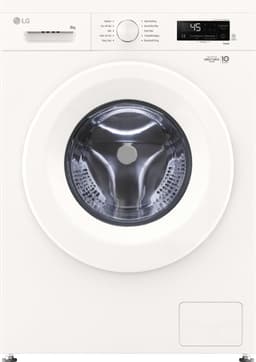 LG F4X1008NWH wasmachine wit 8 kg 1400 tpm A — thumbnail 1