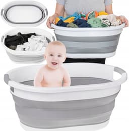 BK - Opvouwbare Wasmand - Silicoon - 25L - 960g — thumbnail 1