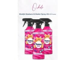 Yumos Spray Orkide 3x 450 ml – Textielverfrisser – Langdurige Luxe Geur & Directe Opfrissing