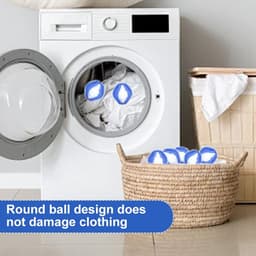 Pluisballen - Wasmachine Huisdierhaarverwijderaar - Herbruikbaar - Wasmachine Pluisballen - Wasmachine Haarverzamelaar - Pluisverwijderaar - Huisdierhaar Wasballen - Wasmachine Pluisballenverzamelaar voor Kleding en Beddengoed - Blauw - 15 stuks — thumbnail 4