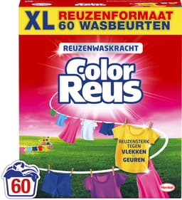 Color Reus Waspoeder - Wasmiddel - Gekleurde Was - 60 Wasbeurten - Grootverpakking — thumbnail 2