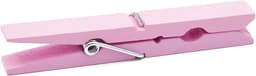 100x Grote Houten Wasknijpers Roze - Ideaal voor Kleding en Decoratie — thumbnail 4