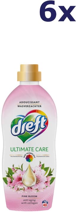 Dreft Wasverzachter - Pink Bloom - 6 x 40 wasbeurten — thumbnail 1