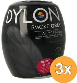 Dylon Textielverf Smoke Grey - 3 x 350 gr - Voordeelverpakking — thumbnail 1