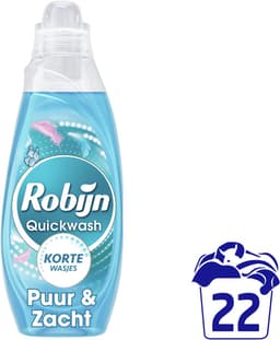 Robijn - Quickwash Vloeibaar Wasmiddel - Puur & Zacht - 22 wasbeurten — thumbnail 2