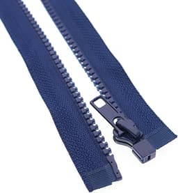 2x Scheidbare Ritssluiting 68,6 cm Marineblauw - Sterke Kunststof Ritsen voor Jassen, Tassen en DIY — thumbnail 2