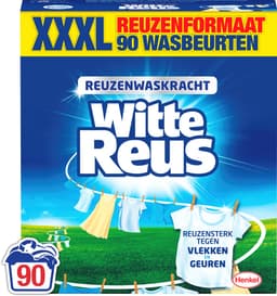 Witte Reus Waspoeder Wasmiddel - Witte Was - 90 Wasbeurten - Grootverpakking — thumbnail 1