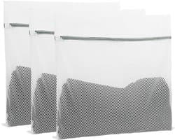 Gsedaox-Waszak Voor Fijne Was - laundry bag - Waszakken Van Gaas - Groot Formaat / Fijne Mesh / 3 Stuks - Voor Wasmachine En Reizen