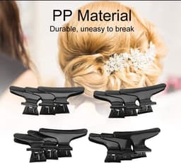 12 Stuks Professionele Haarclips voor Kappers en Thuis - Anti-Slip Klemmen voor Styling — thumbnail 2