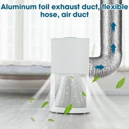 Flexibele Afvoerslang 100mm Aluminium - Universele Duct voor Ventilatie en Afzuiging — thumbnail 5