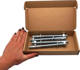 Wigankers - Metalen pluggen - Vastzetten Constructies - Verzinkt Staal - M12 x 160 mm — thumbnail 4