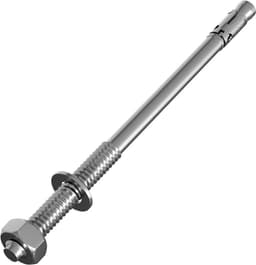 5x Zware Betonanker M16 x 280mm Gegalvaniseerd voor Doorsteekmontage — thumbnail 5