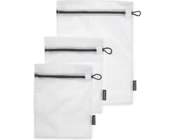 Brabantia Waszakjes - 2 maten - Set van 3 - White / Grey