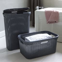 Curver Style Wasmand - 45L - Heupwasmand - Antraciet — thumbnail 5