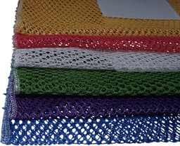 Premium wasnet 60x90 cm - Met knoopsluiting - Blauw — thumbnail 2
