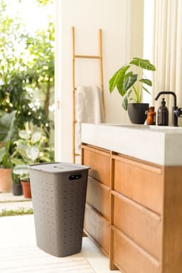 Curver Softex Wasbox - 56L - 43,8x34x59,9cm - Taupe — thumbnail 5