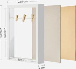 Shadow Box Frame – Wasknijpers en Stick Pins – voor DIY Crafts — thumbnail 5