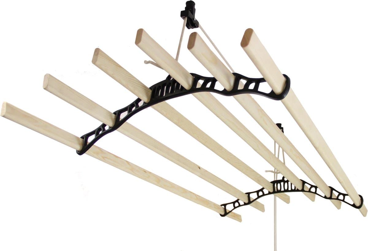 Clothing Airer Ceiling Pulley - Black - 2m — afbeelding 1