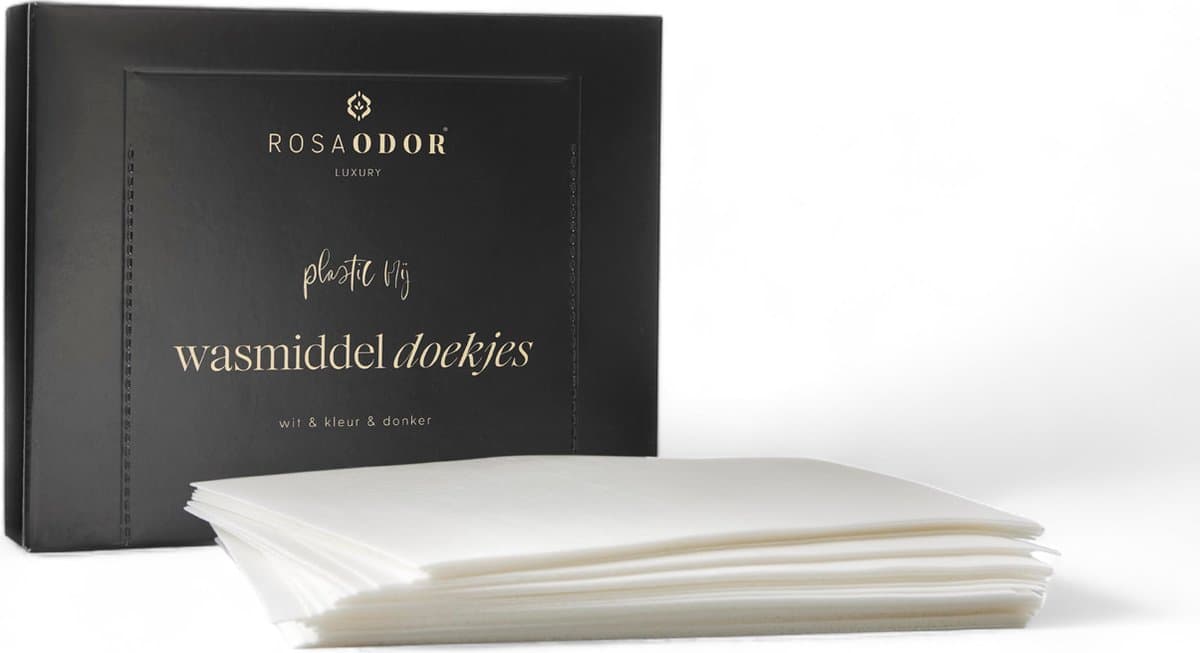 Rosaodor Wasmiddel doekjes - neutraal - krachtig schoon - wit, kleur & donker — afbeelding 1