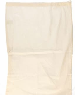 Katoenen canvas opbergzak/waszak met afsluitkoord - 49 x 75 cm - 38 liter - naturel kleur — thumbnail 2