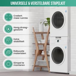 Avalo Tussenstuk Wasmachine Droger – Stapelkit Wasmachine Droger - Tussenkader - Universeel Verstelbaar — thumbnail 2