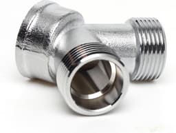 Y stuk kraan splitter - Aanvoer y stuk voor wasmachine - G 3/4" - Waterverdeler voor Wasmachine en Vaatwasser - voor gebruik in huis en tuin - G 3/4" waterverdeler - Buitenkraan - kraanverdeler tuinslangaansluiting — thumbnail 3