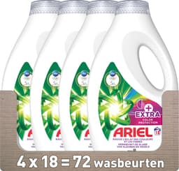 Ariel Vloeibaar Wasmiddel +Extra kleurbescherming - 4 x 18 Wasbeurten — thumbnail 1