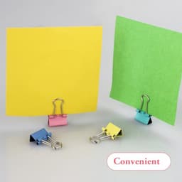 Binder Clips 100 Stuks - Gekleurde Metalen Mini Foldback Clips - 15mm — thumbnail 5