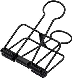 Extra Grote Binder Clips 6,5 cm - Zwarte Klemmen voor Kantoor en Schoolbenodigdheden (15 stuks) — thumbnail 1