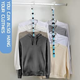 Opbergzak voor sokken in de wasmachine - Sokken cadeau wasnet - Waslijn - Sorteerhulp - Sokkenrek - Opbergzak voor sokken - Opbergclip voor wasmachine - Handige en ruimtebesparende opberging van kleding — thumbnail 2