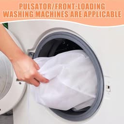 Waszak voor wasmachine - 3 stuks - wasnetten - anti-vervorming - wasgoed bescherming — thumbnail 3