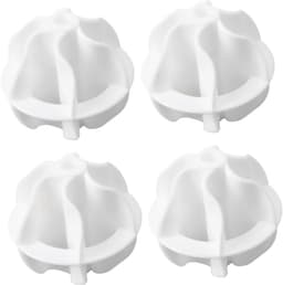 4 Stuks Wasbal anti-wikkelballen ballen wassen Wasmachine accessoires Wasmachine ballen wasmachine benodigdheden p.p wit — thumbnail 1