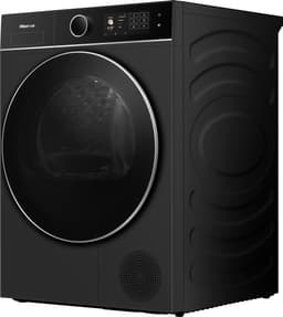 Hisense DH5I104BBAB - Wasdroger - 10 kg - Zwart - Warmtepomp - Vrijstaand - Energieklasse A - Auto Dry - iCare - iDry - Trommelverlichting - ConnectLife - TouchScreen - Stoom functie - Anti Kreuk — thumbnail 3