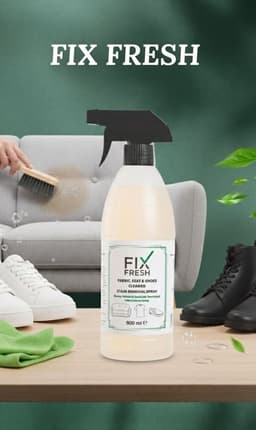 FixFresh Meubel-, Stof- & Schoenenreiniger Spray – Sneaker Cleaner, Vlekverwijderaar 800 ml — thumbnail 2