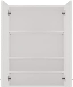 Wasmachine Hangkast met 4 Planken - Badkamer Plank voor Handdoeken en Reinigingsmiddelen - Mat Wit — thumbnail 4
