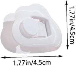 6 stuks Dekbedpinnen - Bed Sheet Holders - Quilt Clips - Dekbedovertrek Clips - Attachment Comforter - Quilt Fixing Clips - Om rommelige lakens te organiseren - Wit — thumbnail 5
