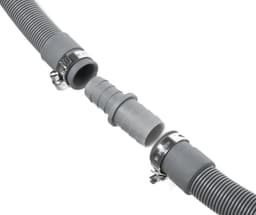 1,5m Dparts afvoerslang verlengset - 19 x 21 mm - wasmachine en vaatwasser afvoer slang verlengen - afvoer waterslang verlengslang - wasmachineslang — thumbnail 3