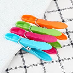 Ynkkvre-Litimkat Kunststof Wasknijpers met Stevige Veer – Antislip Kledingknijpers voor Waslijn of Droogrek – Set van 60 — thumbnail 3
