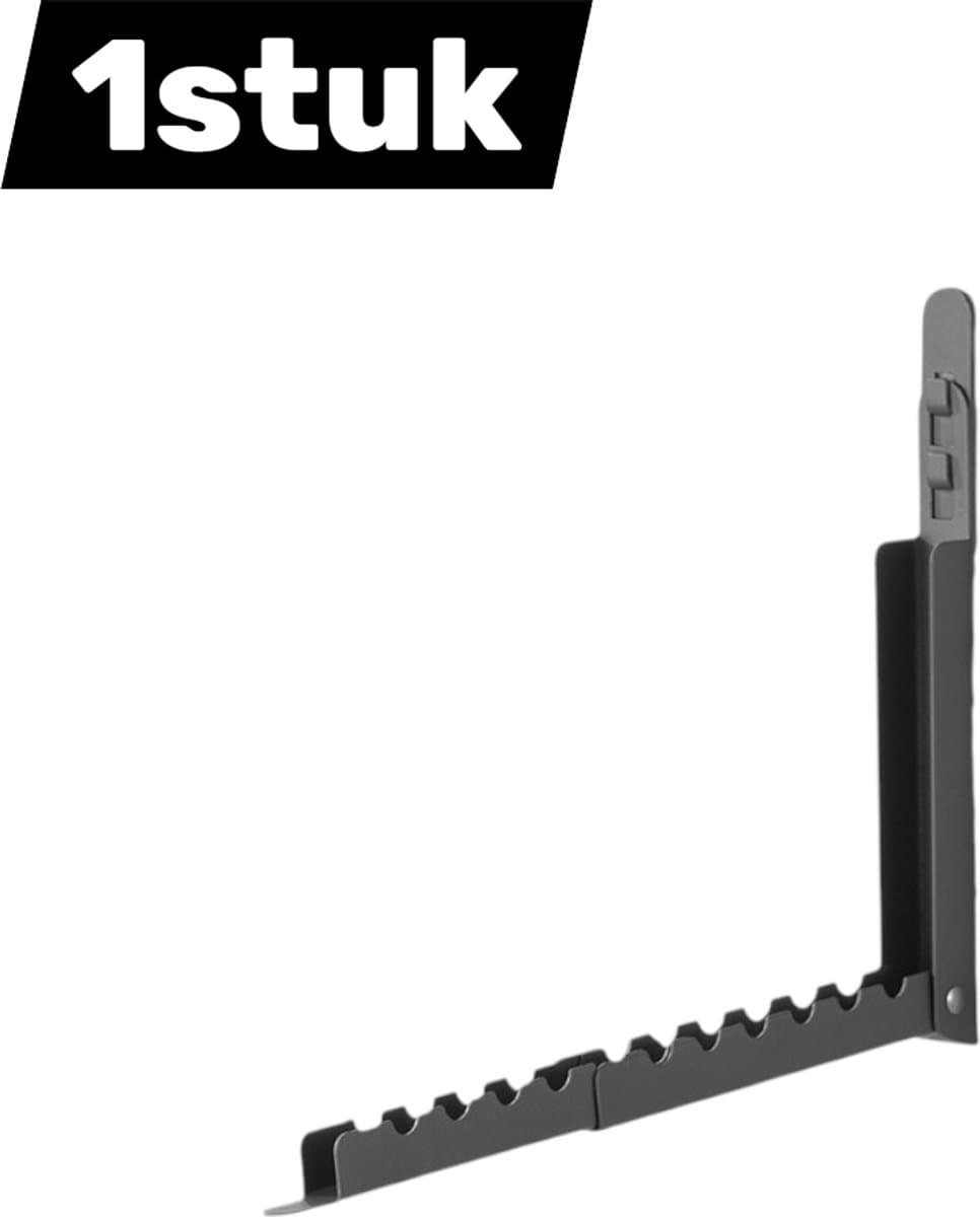 1 stuk - Opvouwbaar onzichtbaar droogrek voor kleding - Droogrek voor balkon - Raammuurmontage - Droogrek voor buiten - Droogrek voor thuis (rookgrijs) — afbeelding 1