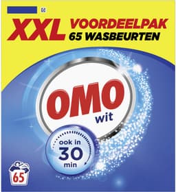 2 x OMO Waspoeder Wit 65 Wasbeurten 3,835 kg - Omo Wit XXL Waspoeder - Waspoeder - Witte Was - Stralend Wit - Snel Was — thumbnail 3