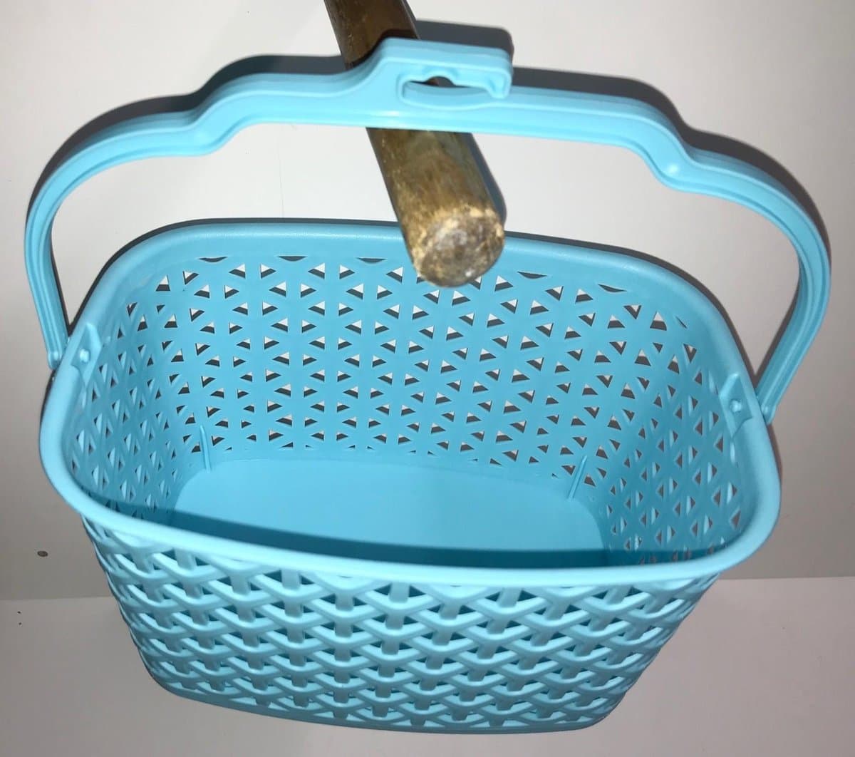 Wasknijpermandje kunststof blauw — afbeelding 1