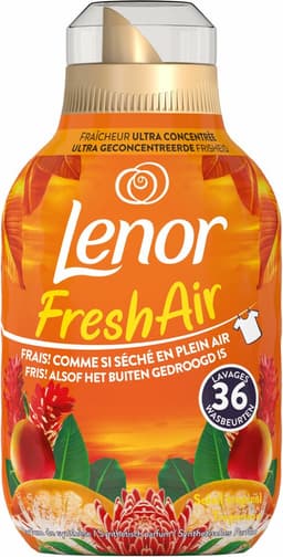 Lenor Wasverzachter Fresh Air Tropenzon 36 Wasbeurten - 504 ml — thumbnail 2