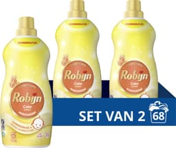 Robijn -Vloeibaar Wasmiddel - Klein & Krachtig- Zwitsal - 2 flessen -68 wasbeurten - Voordeelverpakking — thumbnail 1