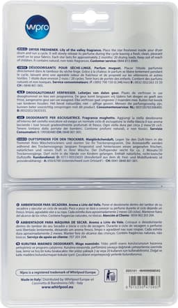 Whirlpool DDS101 drogeronderdeel & -accessoire Verfrisser — thumbnail 2