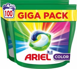 Ariel 3in1 Wasmiddel Pods Color 100 stuks — thumbnail 1