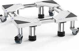 Wasmachine Verhoger – Wasmachine Kast – Verstelbaar - Verhoger voor Wasmachine, Droger, Koelkast, Vriezer – Onderstel – Stevig en Stabiel – 4 Wielen & 4 Poten – 500kg Belastbaar – Opbouwmeubel — thumbnail 1