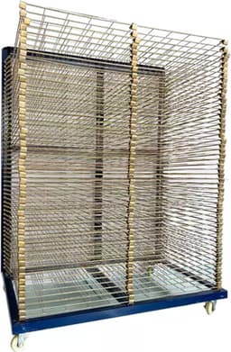 Mobiel Droogrek 50 bladen van 65x100cm - voor atelier, school en kunstenaarsinstelling — thumbnail 2