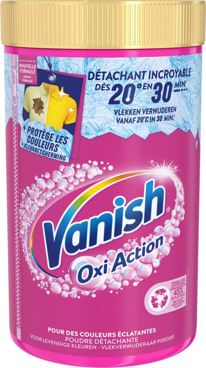 Vanish Oxi Action Wasbooster Poeder - Vlekverwijderaar Voor Gekleurde Was - 1,41kg — afbeelding 1